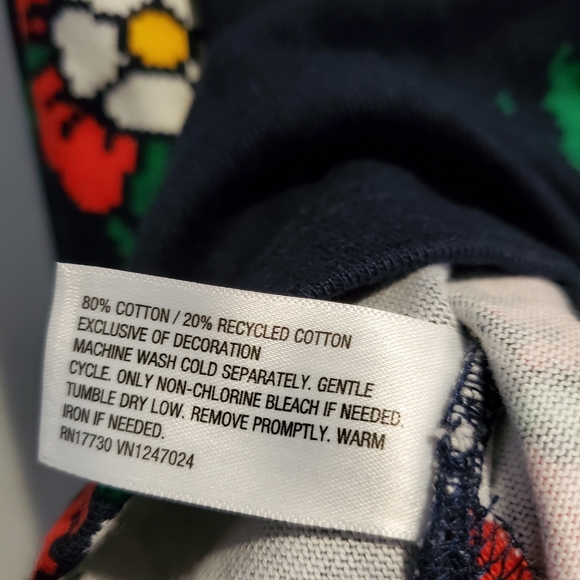 Women's Rose Print Collared Long Sleeve Rugby Shirt - Rowing Blazers - Picture 9 of 9